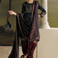 3 Piece Unstitched Embroidered Tusser Silk Suit