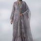 3 Piece Unstitched Embroidered Organza Suit