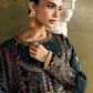 3 Piece Unstitched Embroidered Tusser Silk Suit