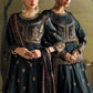 3 Piece Unstitched Embroidered Tusser Silk Suit