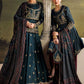 3 Piece Unstitched Embroidered Tusser Silk Suit