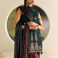 3 Piece Unstitched Embroidered Tusser Silk Suit