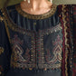 3 Piece Unstitched Embroidered Tusser Silk Suit