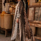 3 Piece Unstitched Embroidered Linen Suit