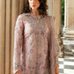 3 Piece Unstitched Embroidered Raw Silk Suit