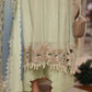 3 Piece Unstitched Embroidered Chiffon Suit