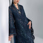 3 Piece Unstitched Embroidered Organza Suit