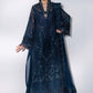 3 Piece Unstitched Embroidered Organza Suit
