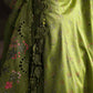 3 Piece Unstitched Embroidered Raw Silk Suit