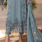 3 Piece Unstitched Embroidered Chiffon Suit