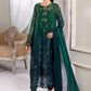 3 Piece Unstitched Embroidered Chiffon Suit | MPC-25-106