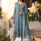 3 Piece Unstitched Embroidered Chiffon Suit