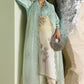 3 Piece Unstitched Embroidered Raw Silk Suit