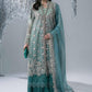 3 Piece Unstitched Embroidered Organza Suit