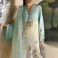 3 Piece Unstitched Embroidered Raw Silk Suit