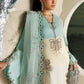 3 Piece Unstitched Embroidered Raw Silk Suit