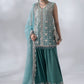 3 Piece Unstitched Embroidered Organza Suit