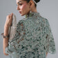 3 Piece Unstitched Embroidered Organza Suit