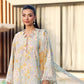 3 Piece Unstitched Embroidered Lawn Suit
