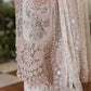 3 Piece Unstitched Embroidered Chiffon Suit