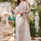 3 Piece Unstitched Embroidered Chiffon Suit