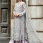 3 Piece Unstitched Embroidered Net Suit