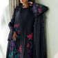 3 Piece Unstitched Embroidered Raw Silk Suit