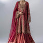 3 Piece Unstitched Embroidered Organza Suit