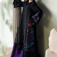 3 Piece Unstitched Embroidered Raw Silk Suit
