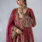 3 Piece Unstitched Embroidered Organza Suit
