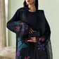 3 Piece Unstitched Embroidered Raw Silk Suit