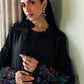 3 Piece Unstitched Embroidered Raw Silk Suit