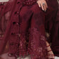 3 Piece Unstitched Embroidered Chiffon Suit
