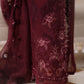 3 Piece Unstitched Embroidered Chiffon Suit