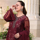 3 Piece Unstitched Embroidered Chiffon Suit