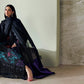 3 Piece Unstitched Embroidered Raw Silk Suit