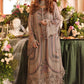 3 Piece Embroidered Chiffon Suit