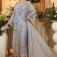 3 Piece Embroidered Chiffon Suit