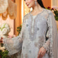 3 Piece Embroidered Chiffon Suit