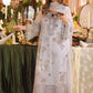 3 Piece Embroidered Chiffon Suit