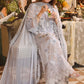 3 Piece Embroidered Chiffon Suit