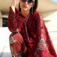 3 Piece Unstitched Embroidered Net Suit