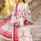 3 Piece Unstitched Embroidered Jacquard Lawn Suit
