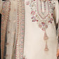 3-PC Embroidered Raw-Silk Suit CMA-5-141M