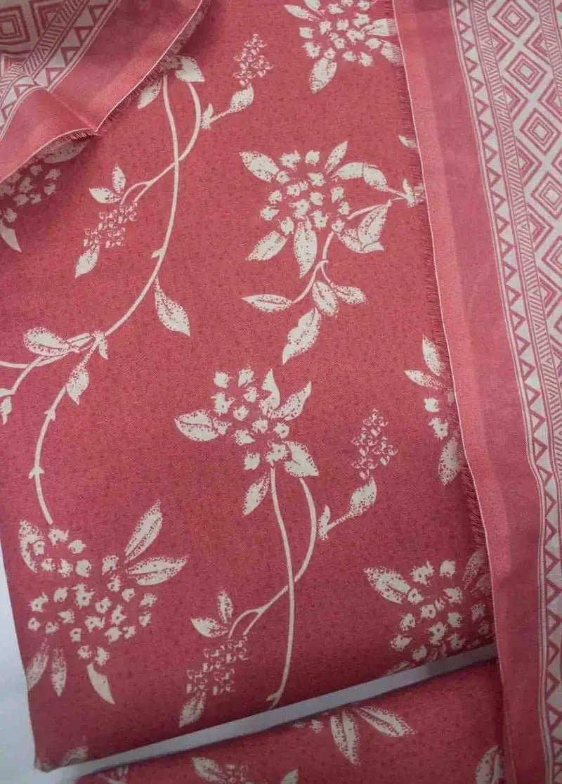 DPC-0700- 3 Piece Cotton Printed UnStitched Suit