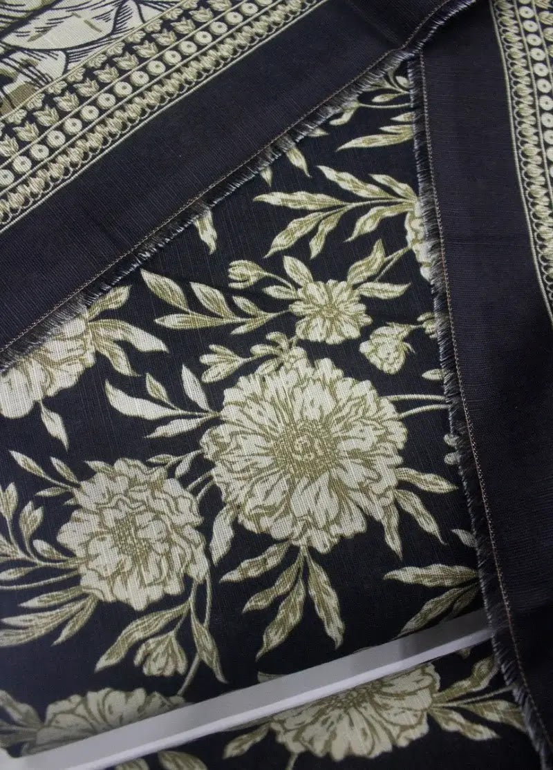 DPC-0705- 3 Piece Cotton Printed UnStitched Suit