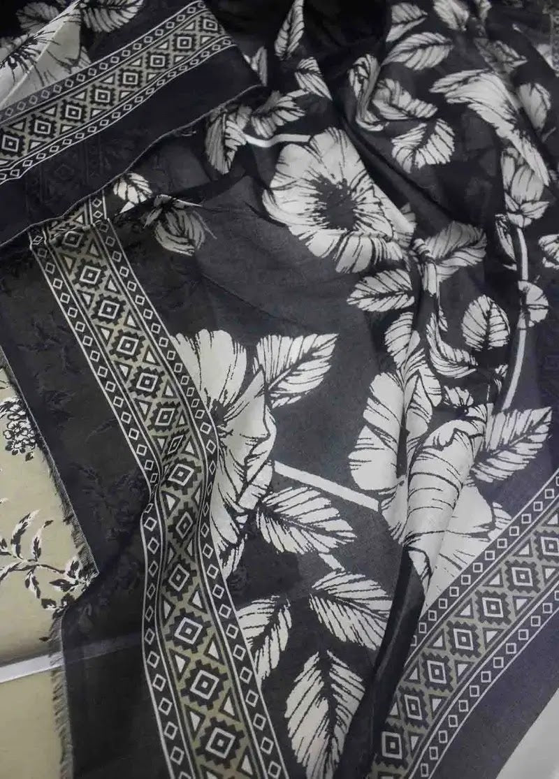 DPC-0715- 3 Piece Cotton Printed UnStitched Suit