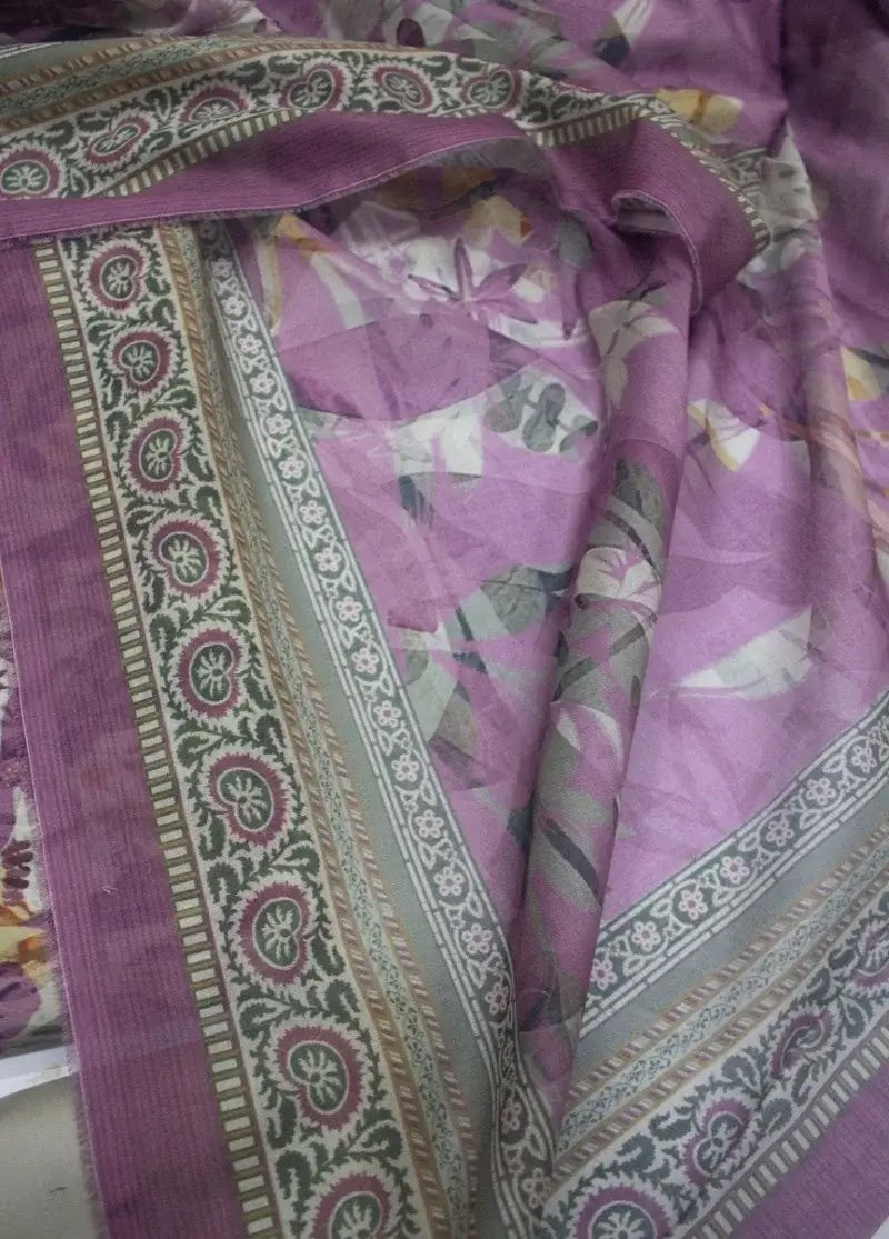 DPC-0724- 3 Piece Cotton Printed UnStitched Suit