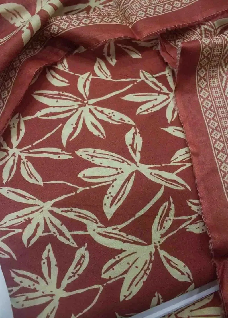 DPC-0751- 3 Piece Cotton Printed UnStitched Suit