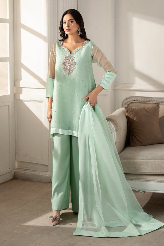 3-PC Embroidered Organza Suit CMA-5-045A